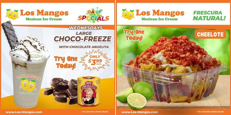 Mangos Fruteria y Neveria Menu