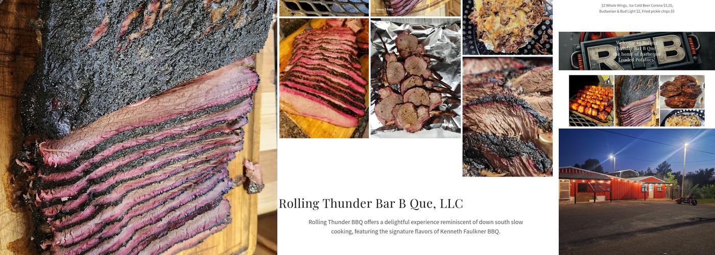 Rolling Thunder BBQ Menu