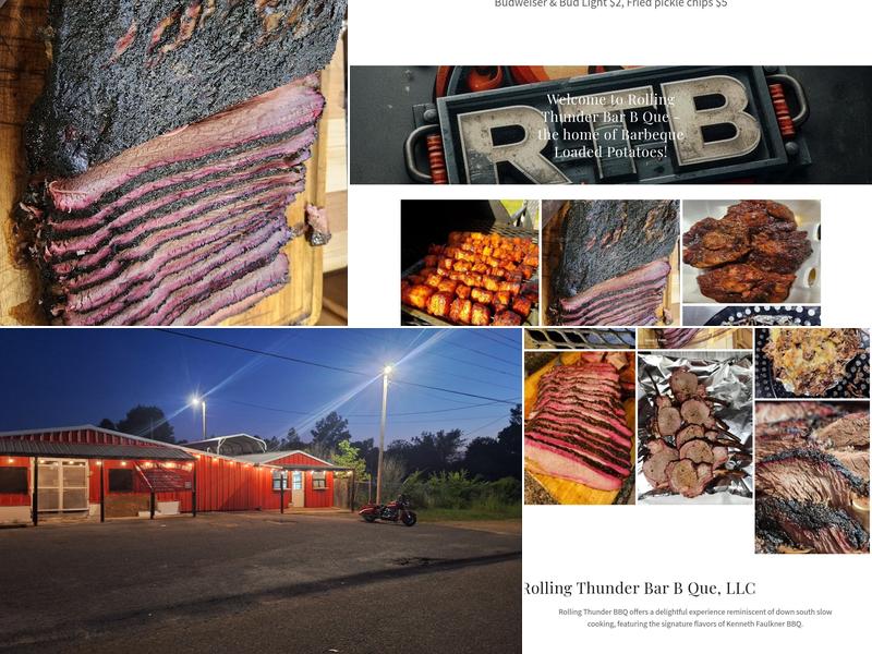 Rolling Thunder BBQ Menu