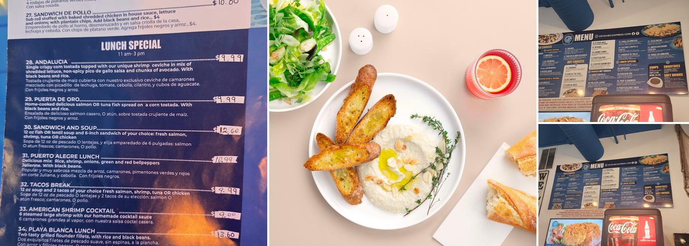 Ceviche Co. Xpress Menu