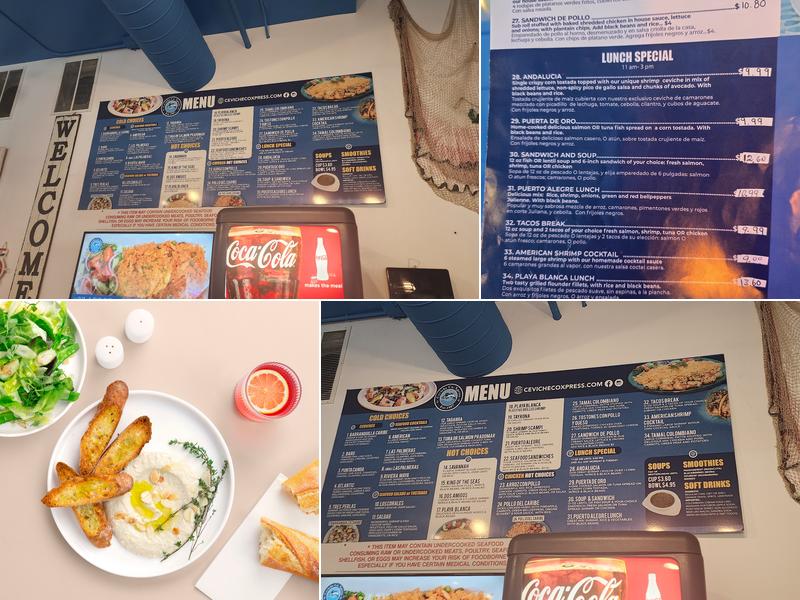 Ceviche Co. Xpress Menu