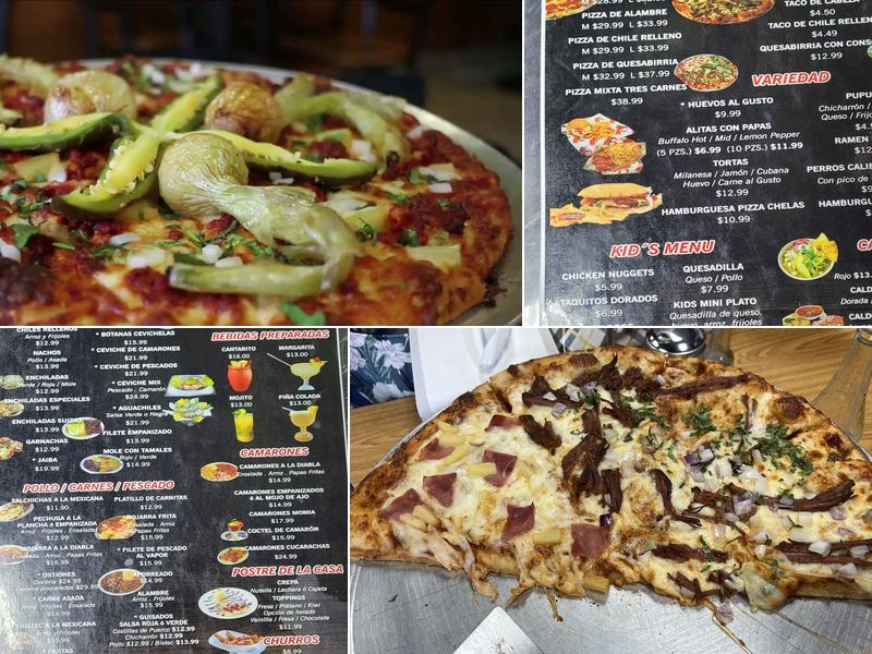 Pizza Chelas Menu