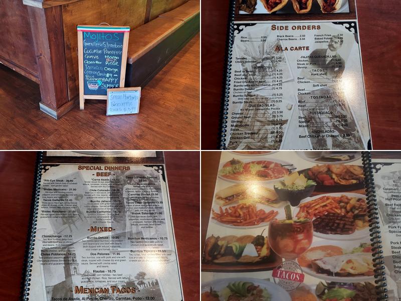 Casa Gallardo Fajita Factory Menu