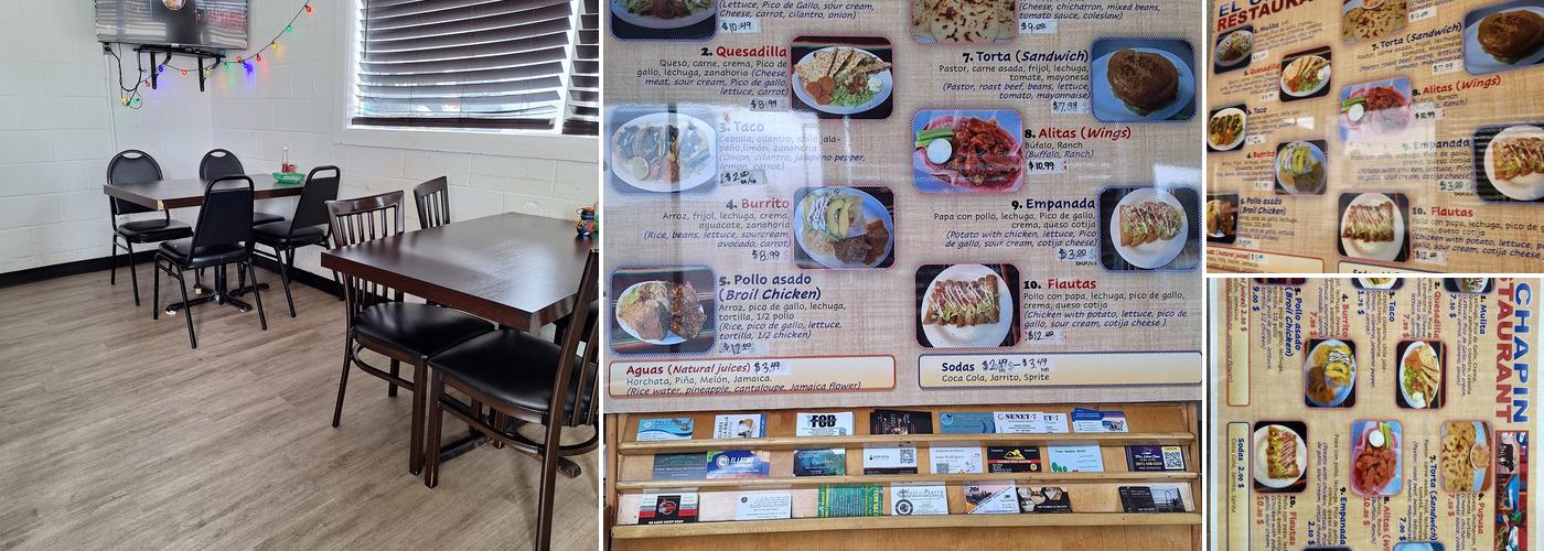 Taquería El Chapin Menu