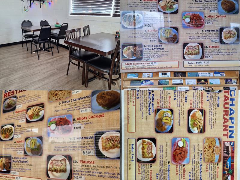 Taquería El Chapin Menu