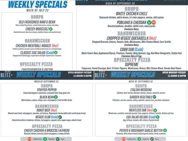 Blitz Menu