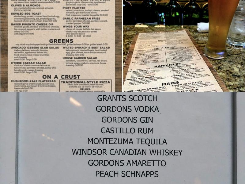 E’TERIE Menu