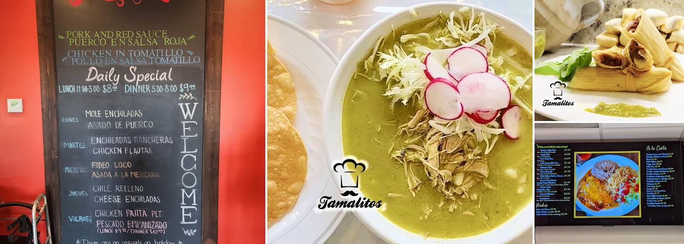 Tamalitos Menu