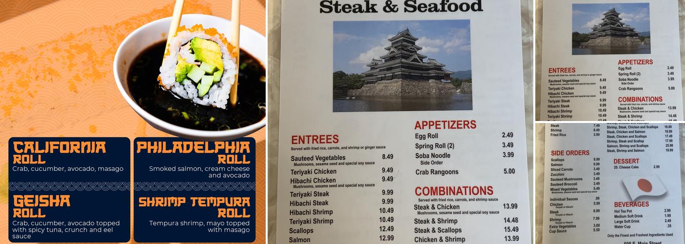 Hachi Express Steak & Seafood Menu