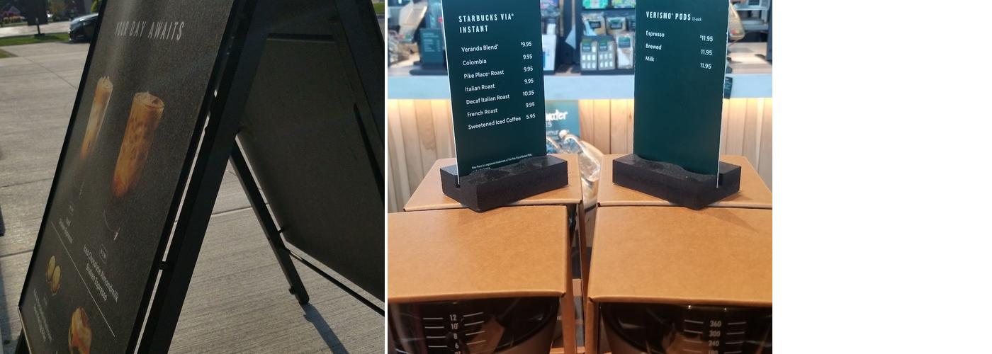 Starbucks Menu