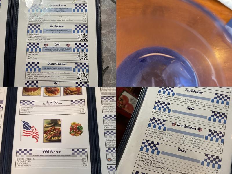 Blueberry Hill Pancake House Menu