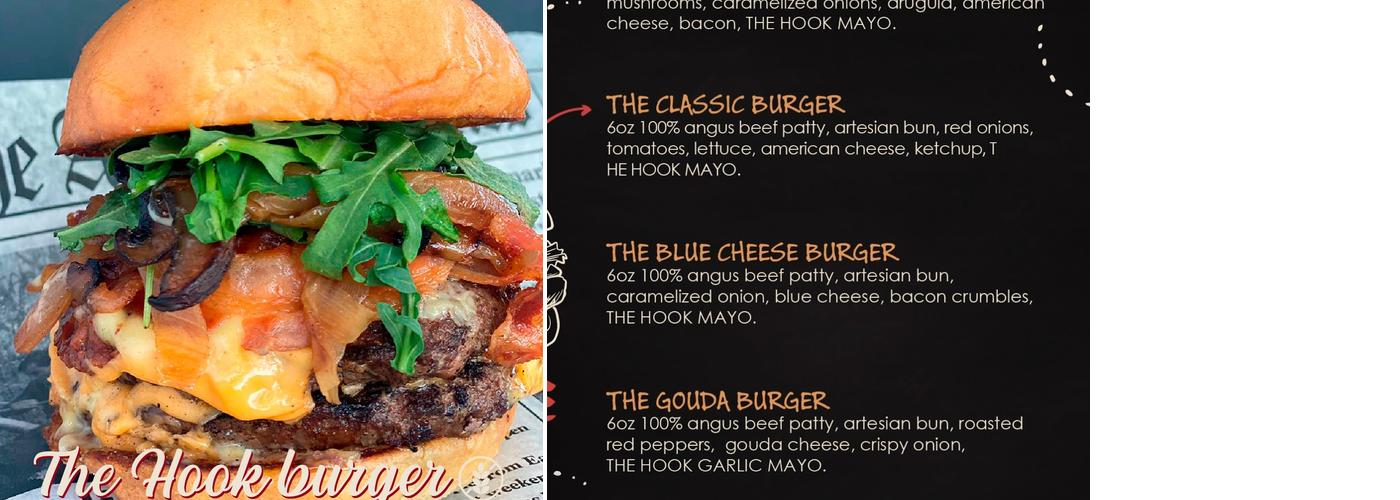 The Hook Orlando Menu