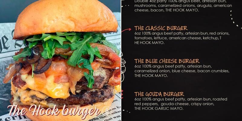 The Hook Orlando Menu