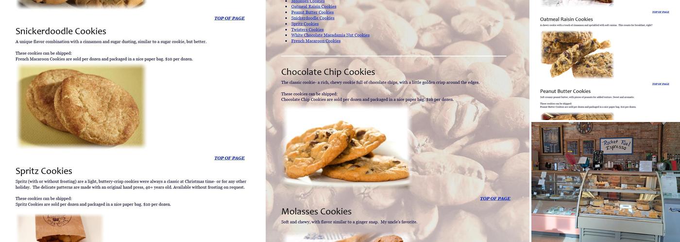 Delightful Desserts and More Menu