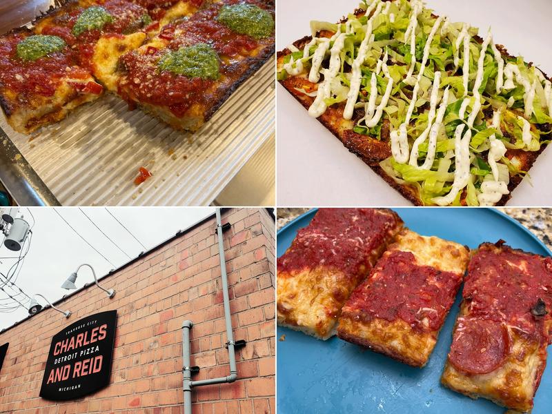 Charles & Reid Detroit Pizza 113 E State St, Traverse City