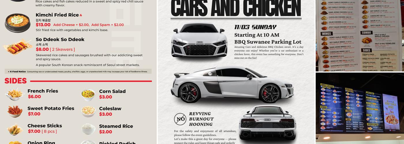 bb.q Chicken Suwanee Menu