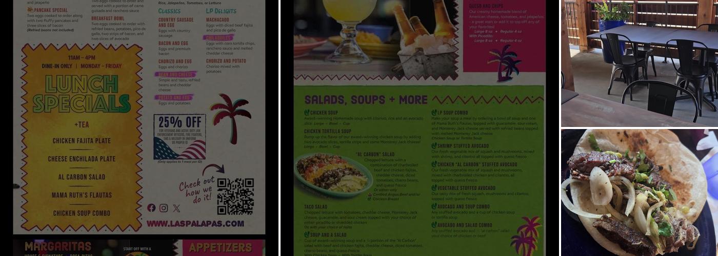 Las Palapas - 1604 & 281 Menu