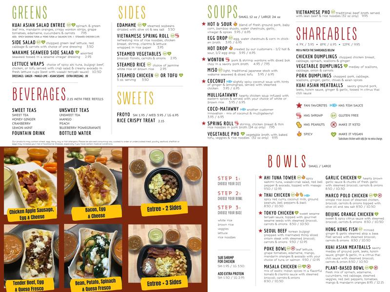 Community Tacos Menu