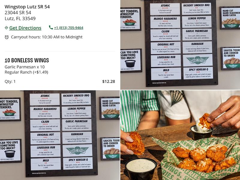 Wingstop Menu