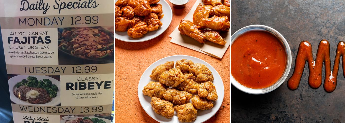 It's Just Wings Menu