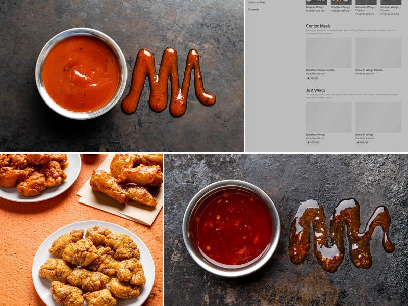 It's Just Wings Menu