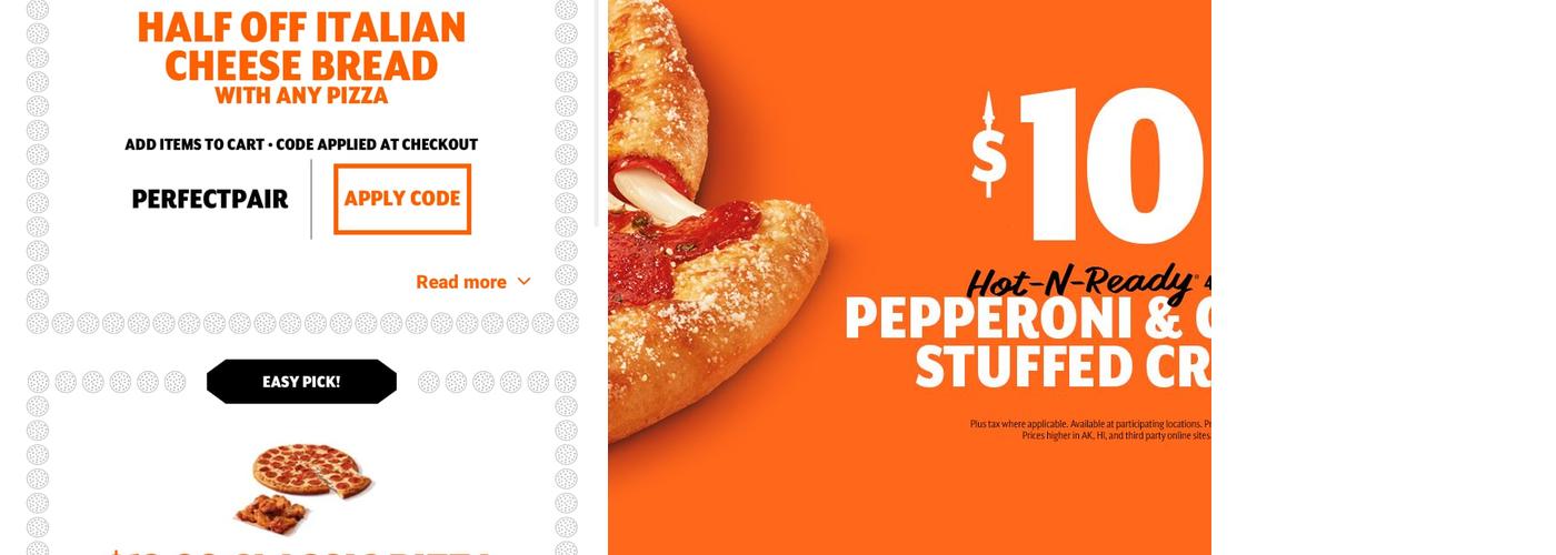 Little Caesars Pizza Menu