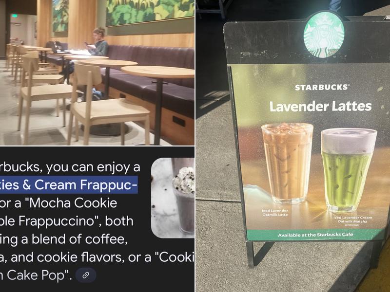 Starbucks Menu