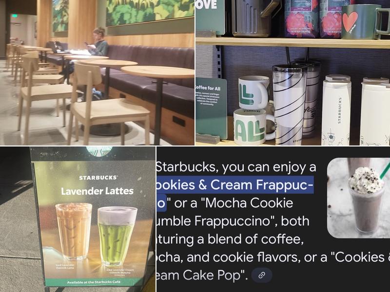 Starbucks Menu