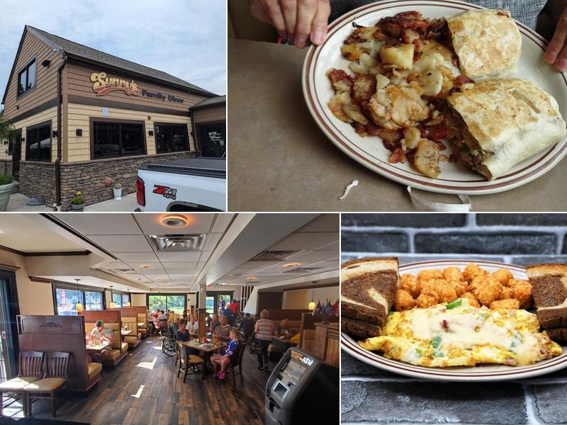 Sunny’s Family Diner. Custard and shave ice
