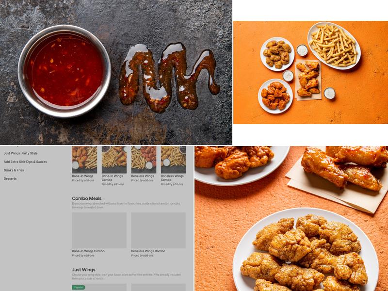 It's Just Wings Menu