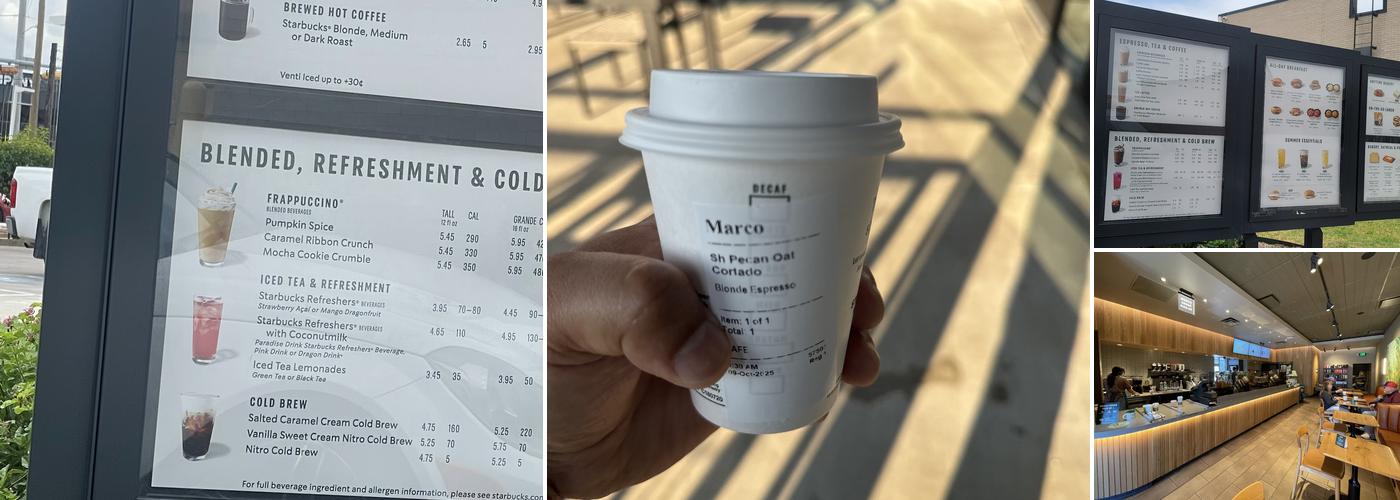 Starbucks Menu