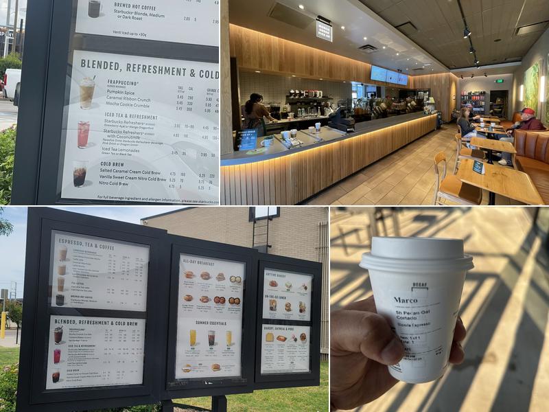 Starbucks Menu