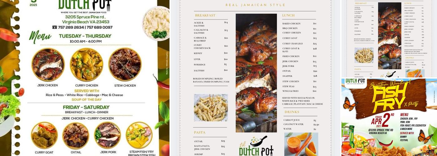 Lil dutch pot Menu