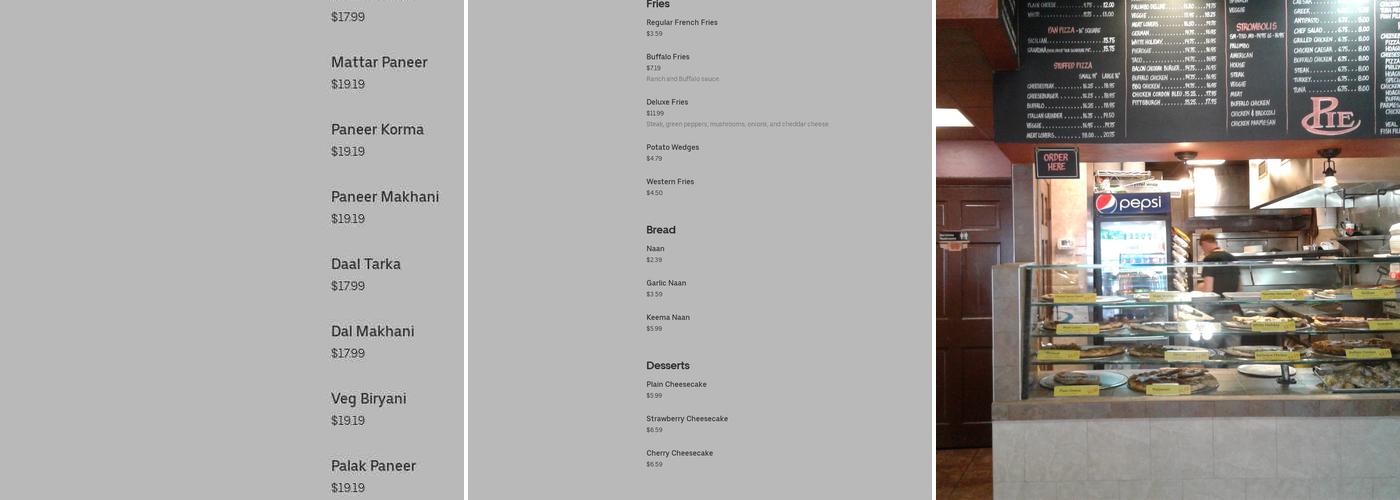 Little Sicily Pizza, Sub & More Menu