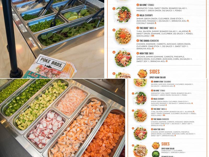Poke Bros. Menu
