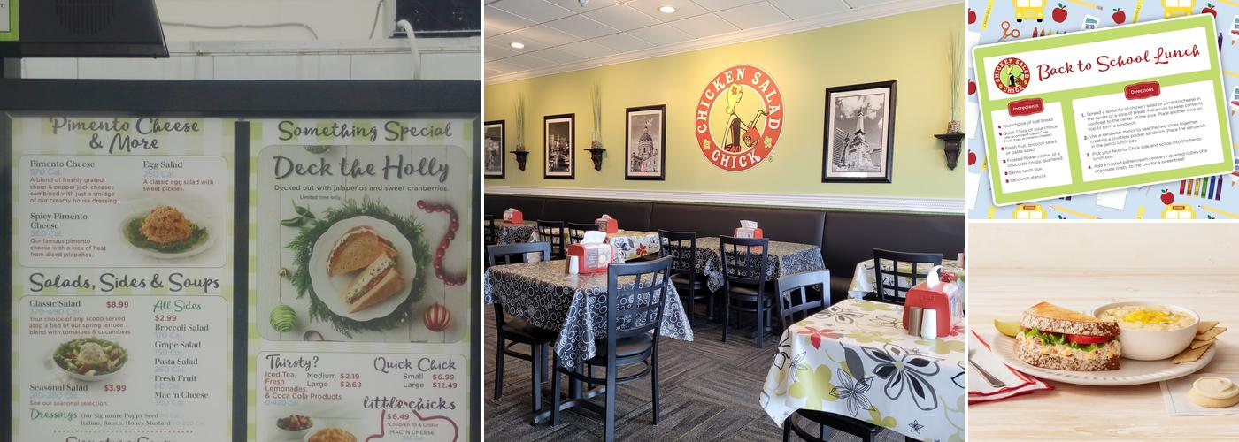 Chicken Salad Chick Menu