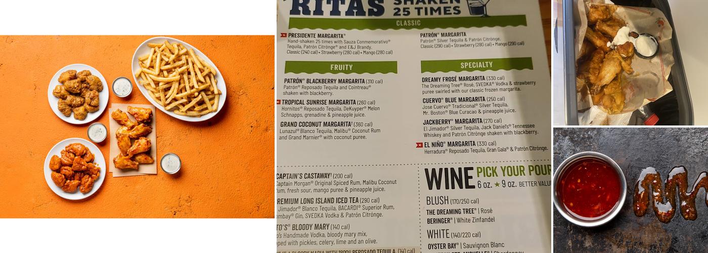 It's Just Wings Menu