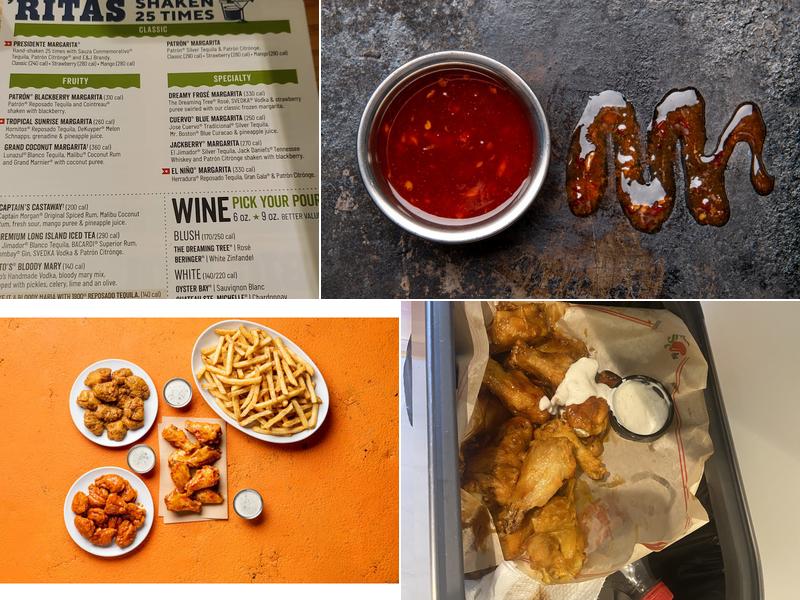 It's Just Wings Menu