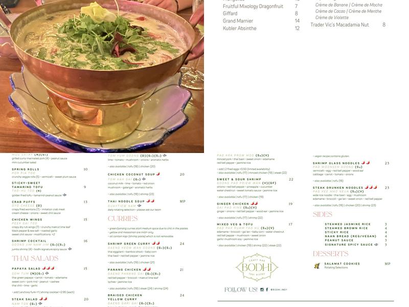 BODHI Menu