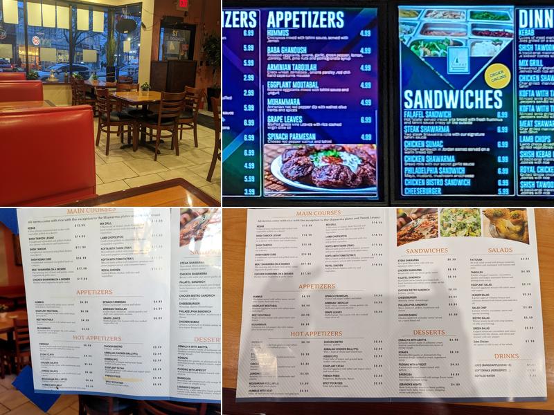 LEVANT DELIGHT Menu