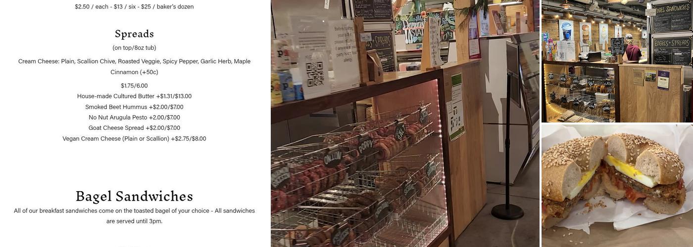 Bagel Guild Menu