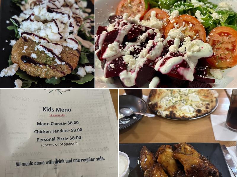 The Urban Oak Grill And Bar Menu