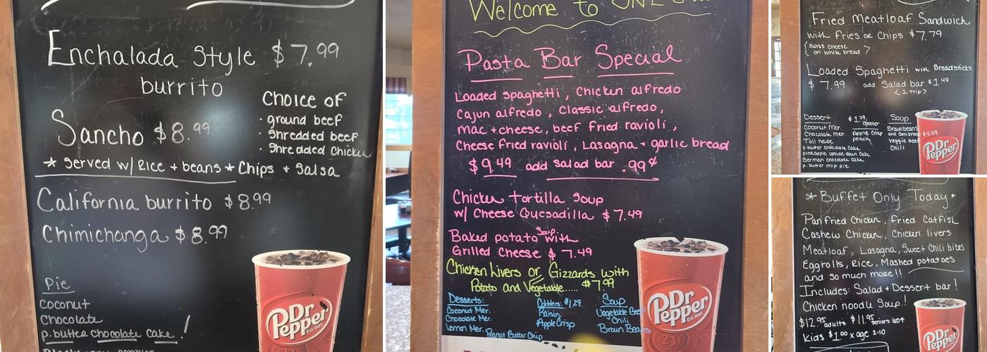 JnL's Restaurant Menu