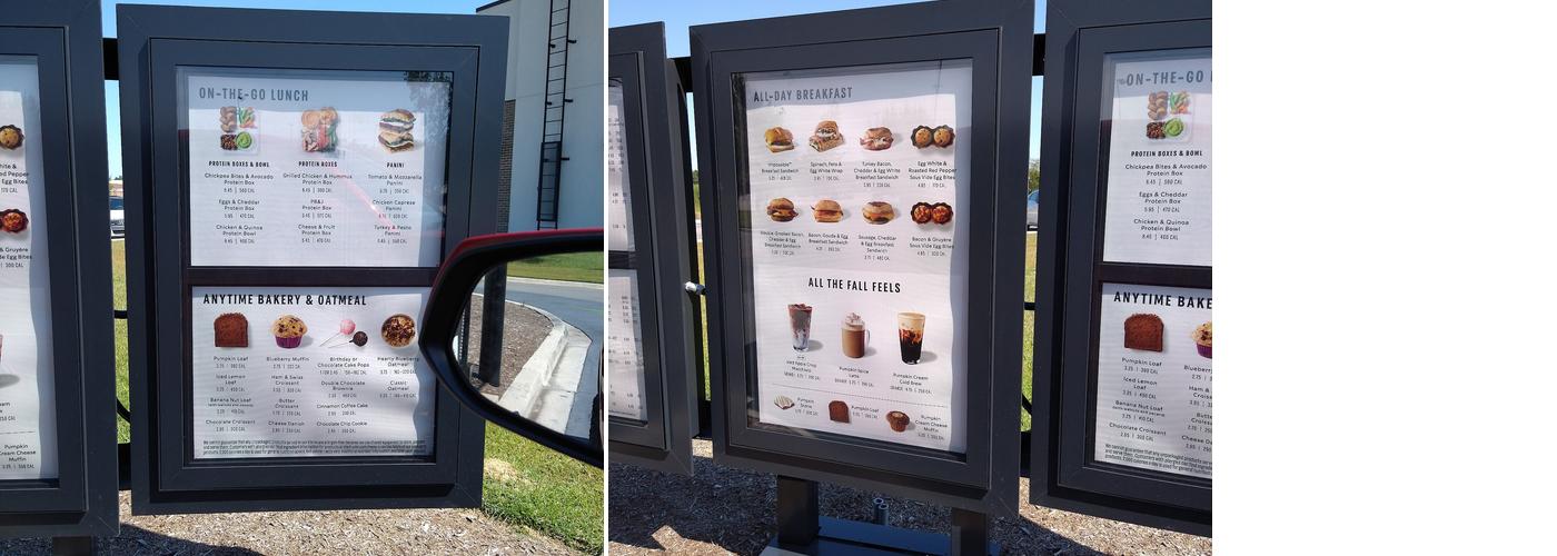 Starbucks Menu
