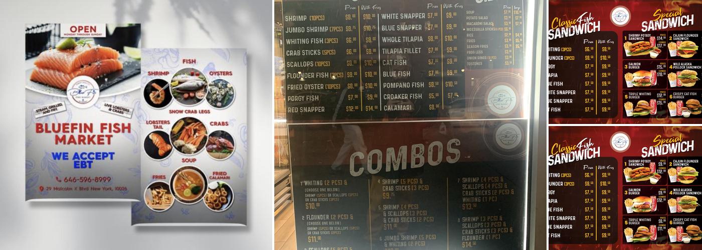 King Dome fish market Menu