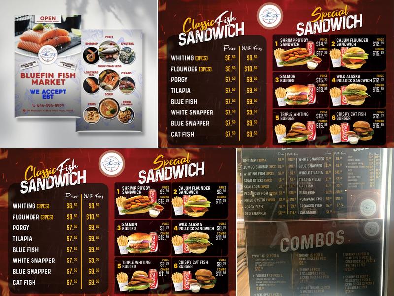 King Dome fish market Menu