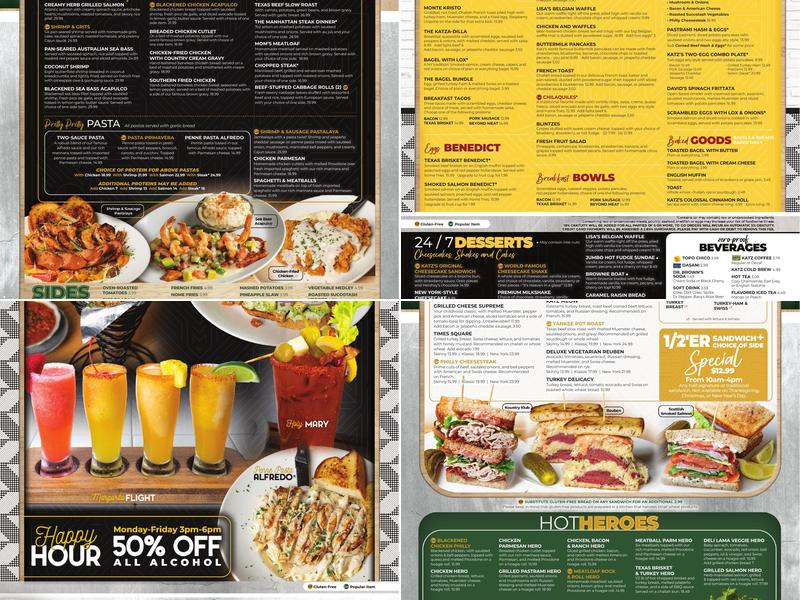 Katz's Menu