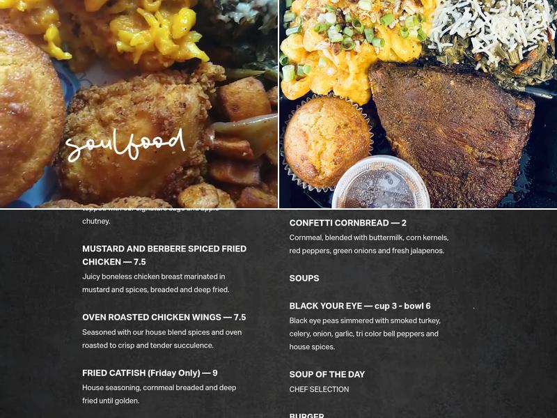 SOULutions Menu