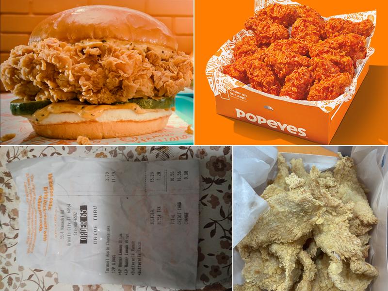 Popeyes Louisiana Kitchen Menu