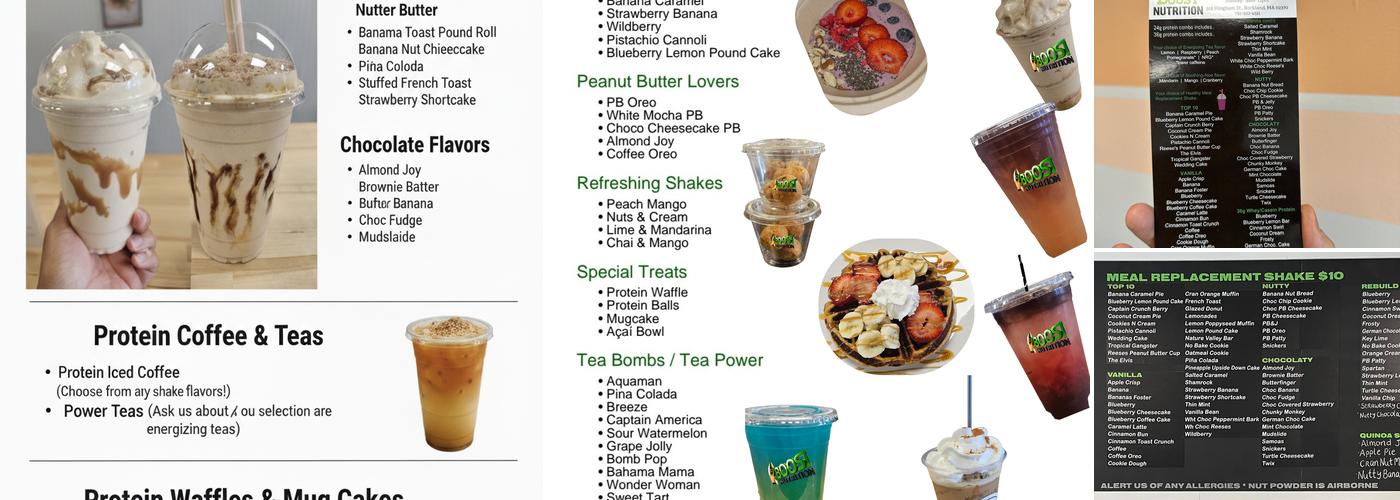 Boost Nutrition Menu